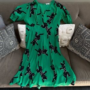 {Diane Von Furstenberg} Panther Midi Dress